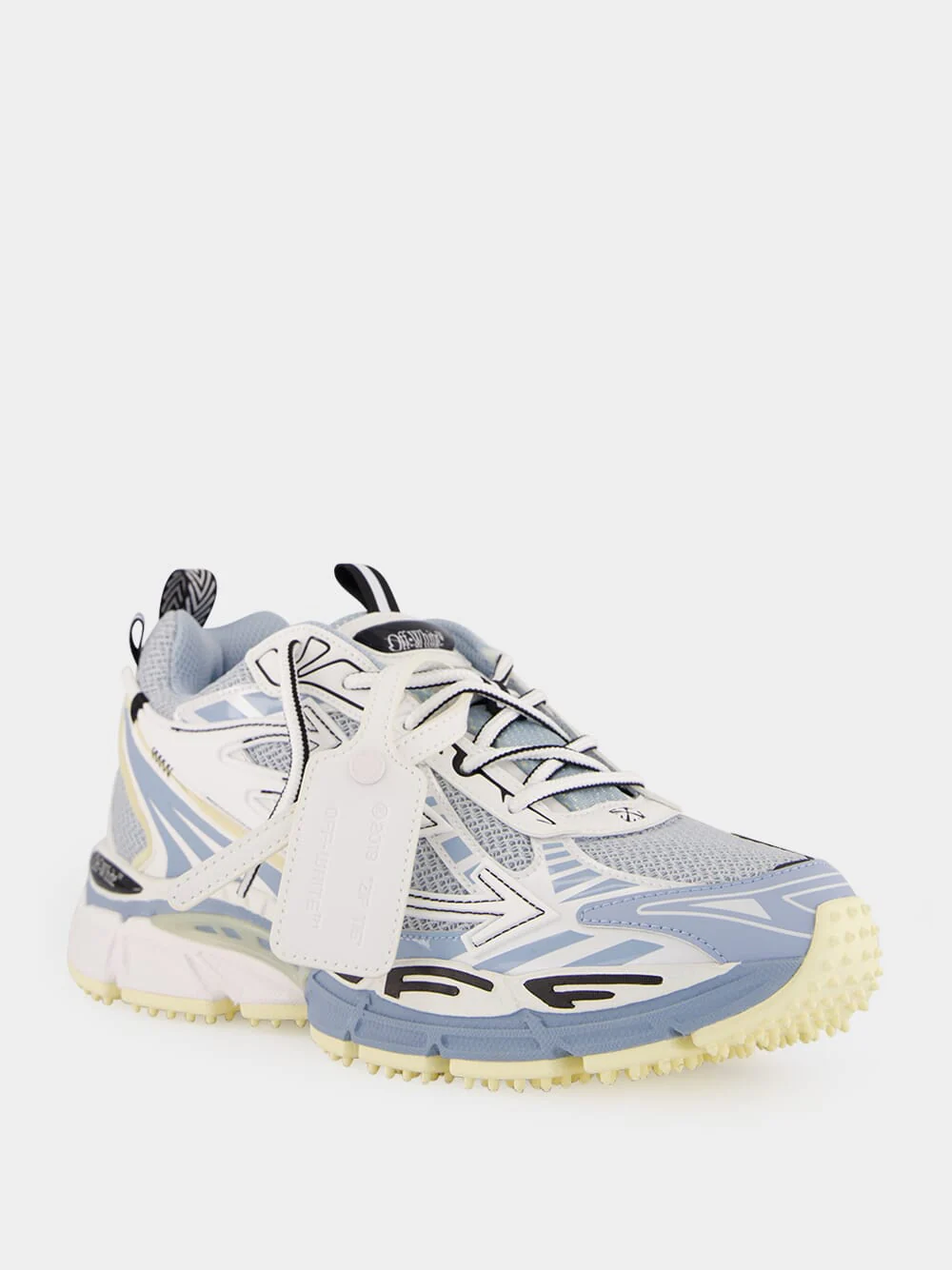 Light Grey and Cyan Celeste Be Right Back Sneakers - Image 2