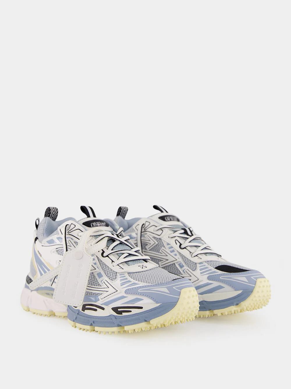 Light Grey and Cyan Celeste Be Right Back Sneakers - Image 3
