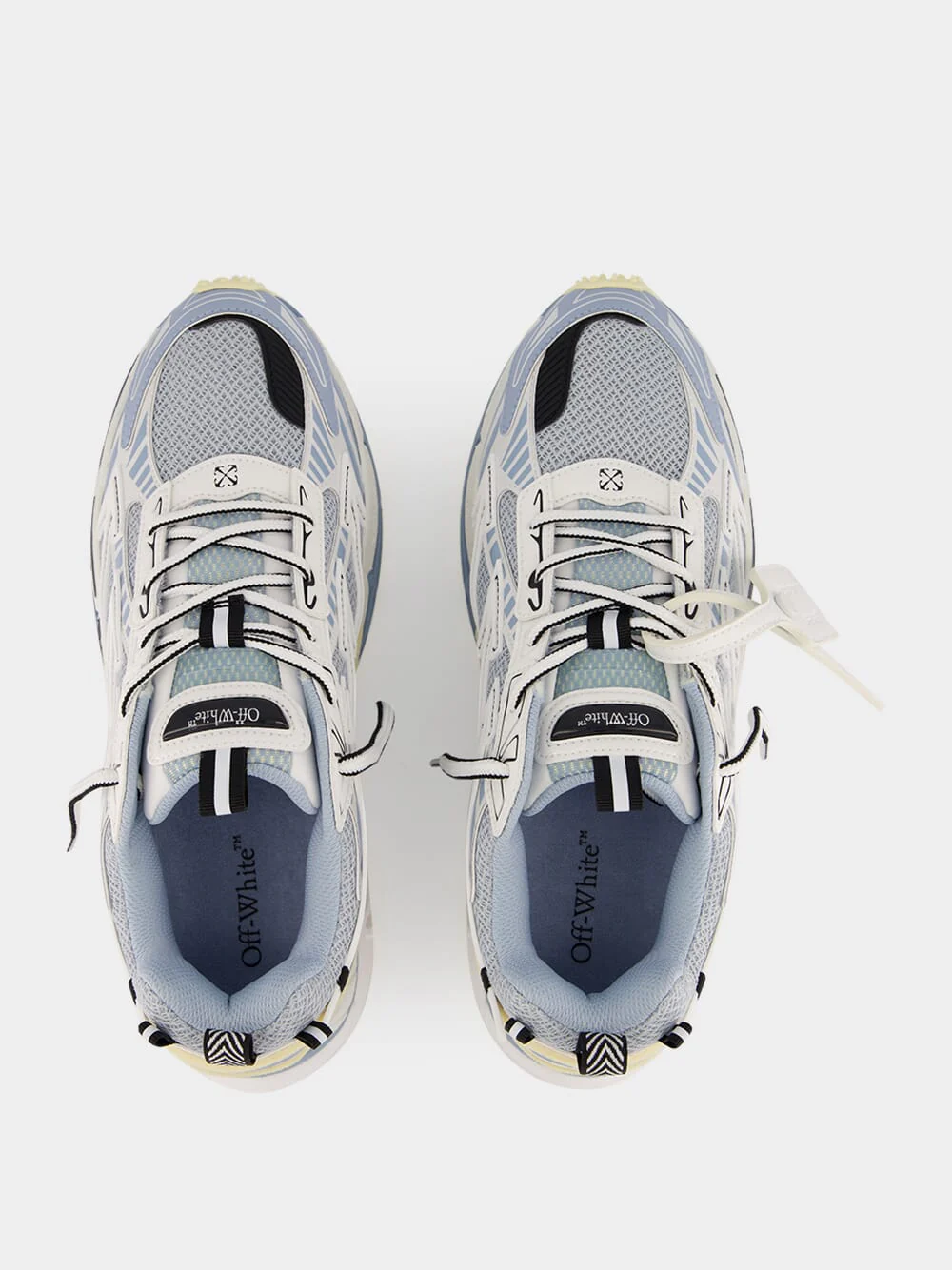 Light Grey and Cyan Celeste Be Right Back Sneakers - Image 4