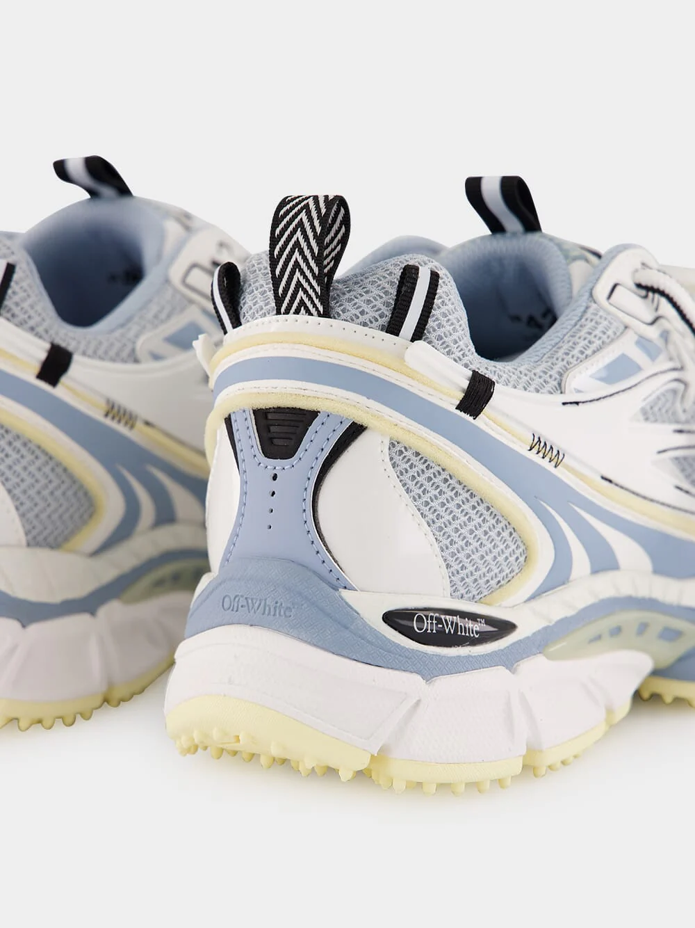 Light Grey and Cyan Celeste Be Right Back Sneakers - Image 6