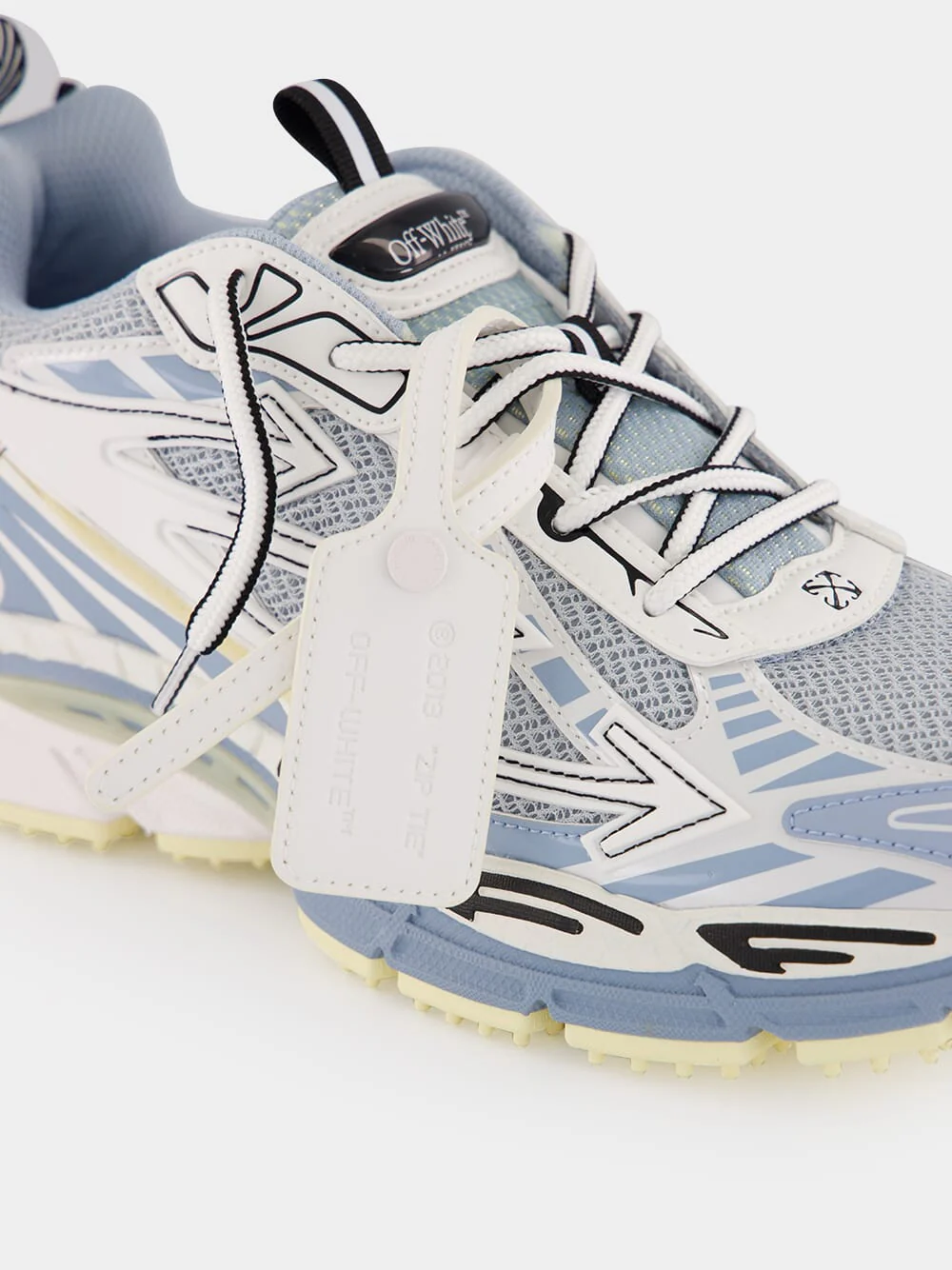 Light Grey and Cyan Celeste Be Right Back Sneakers - Image 7