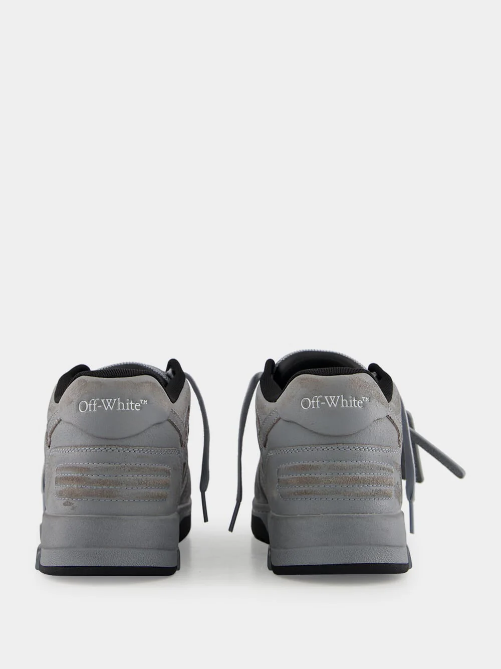 Light Grey Out Of Office Suede Sneakers - Image 12