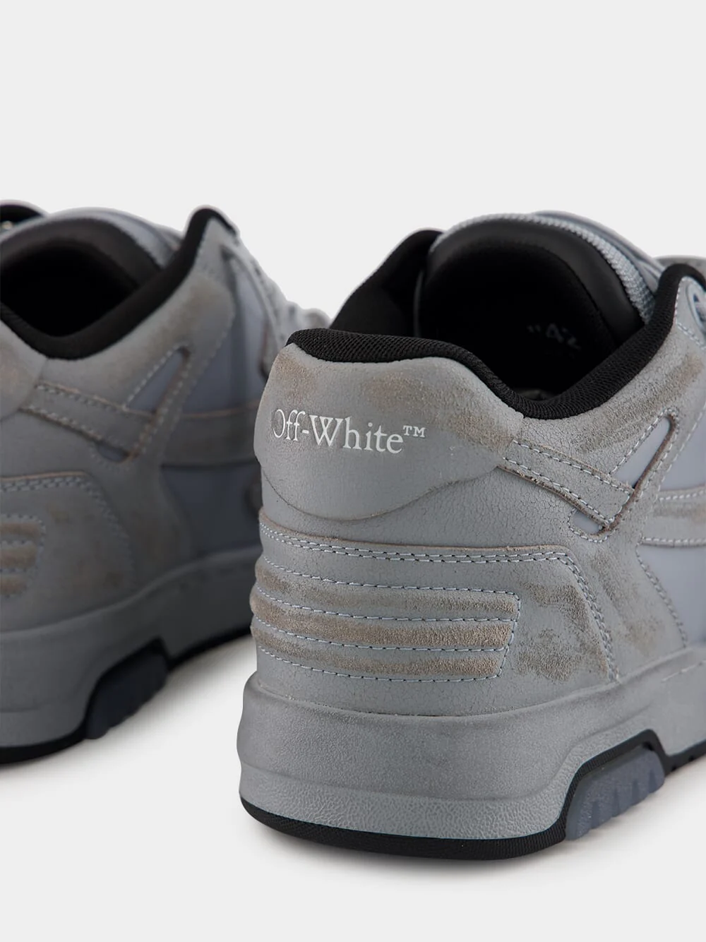 Light Grey Out Of Office Suede Sneakers - Image 13