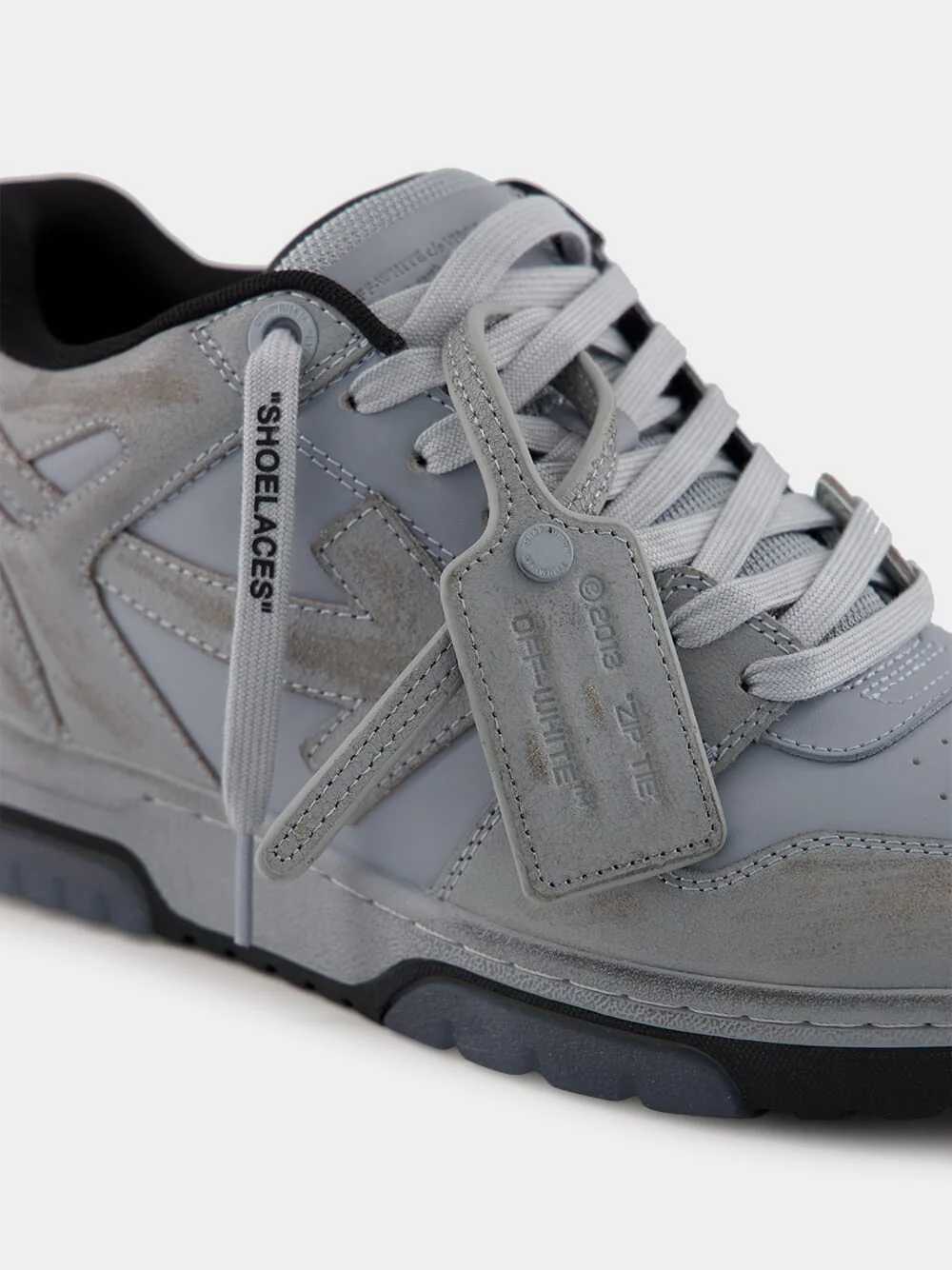 Light Grey Out Of Office Suede Sneakers - Image 14