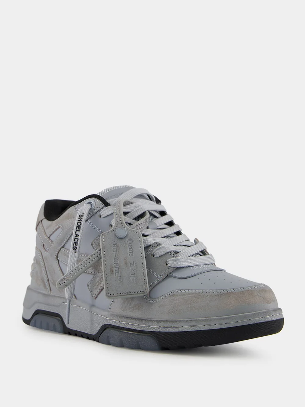 Light Grey Out Of Office Suede Sneakers - Image 9