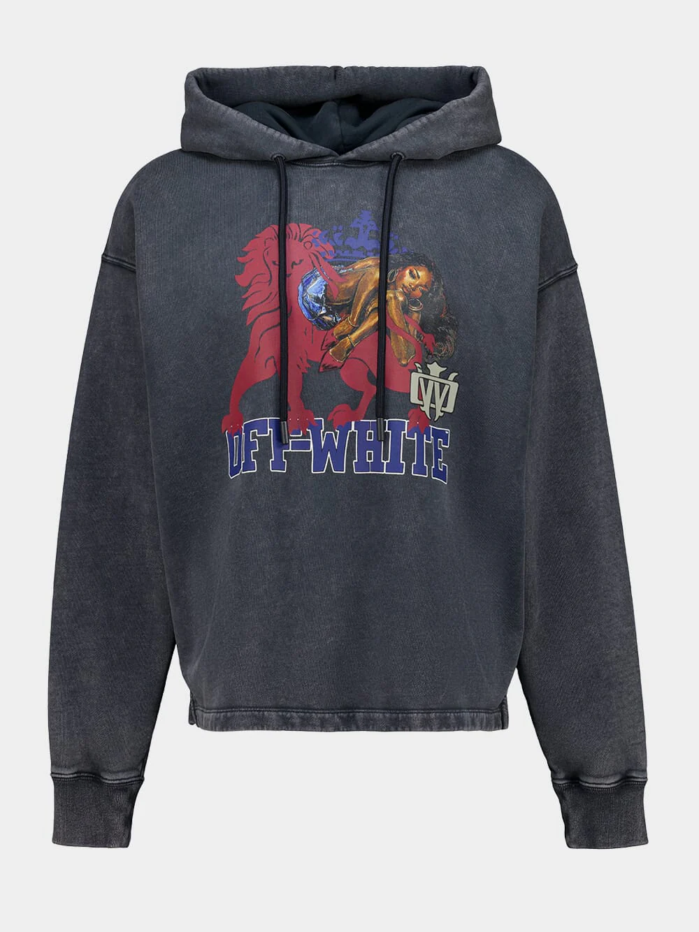 Mareado Black Royal Girl Hooded Sweatshirt
