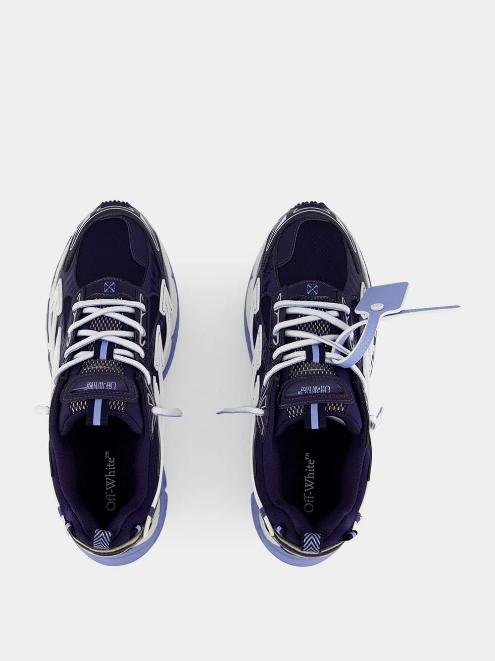 Navy and Dusty Blue Be Right Back Sneakers - Image 3