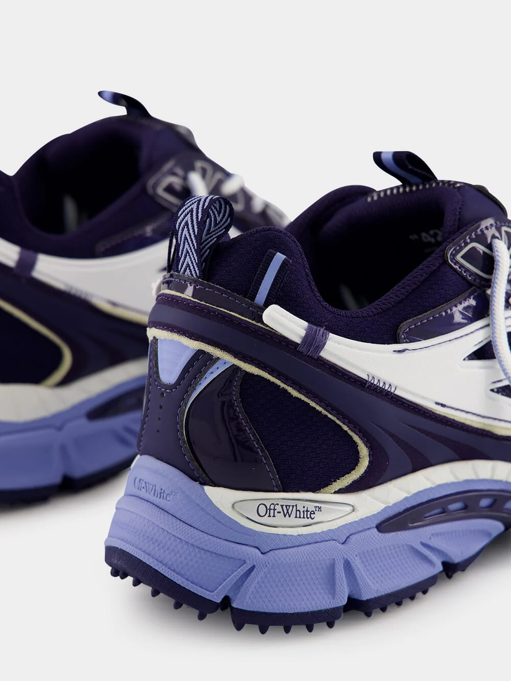 Navy and Dusty Blue Be Right Back Sneakers - Image 5