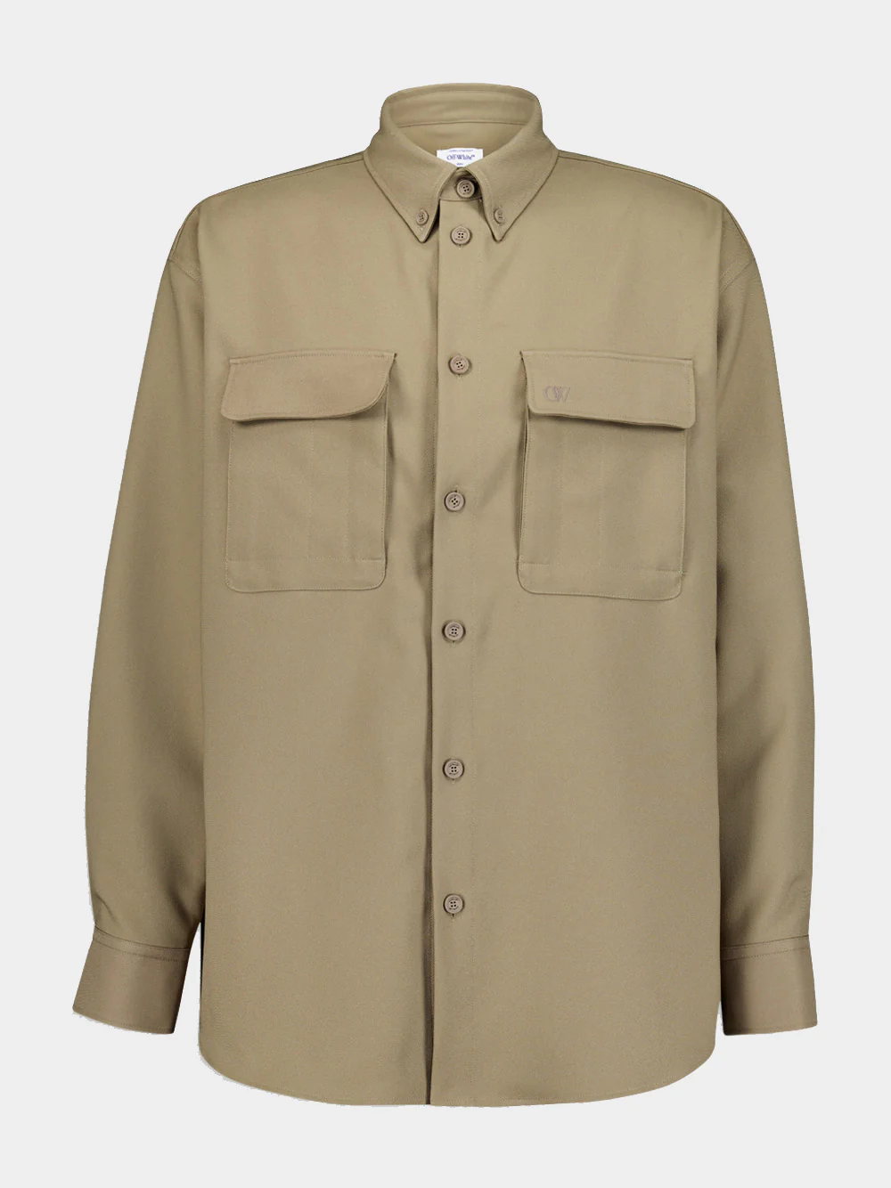 OW Emb Drill Milit Overshirt