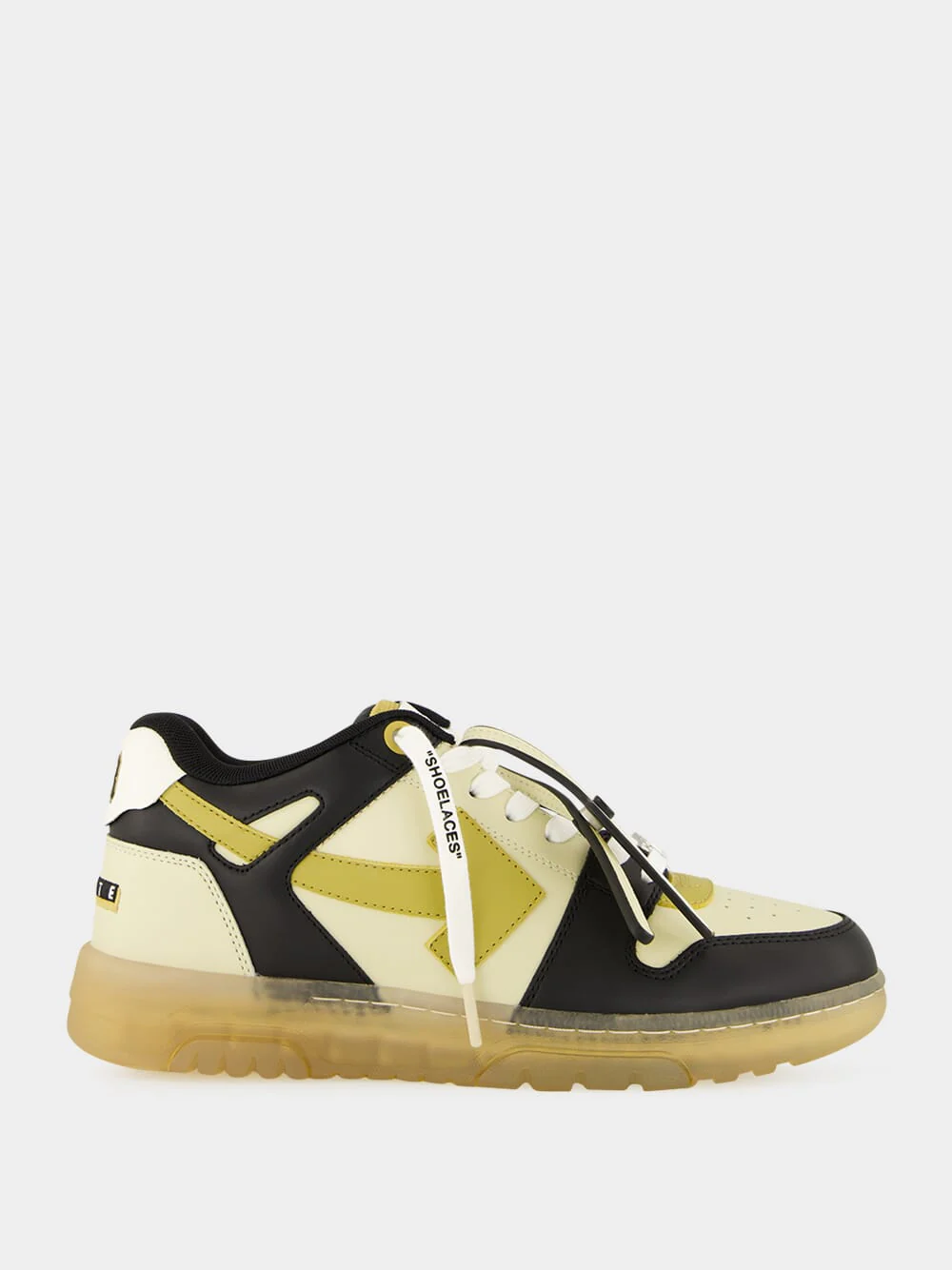 Sand and Golden Brown OOO Varsity Leather Sneakers