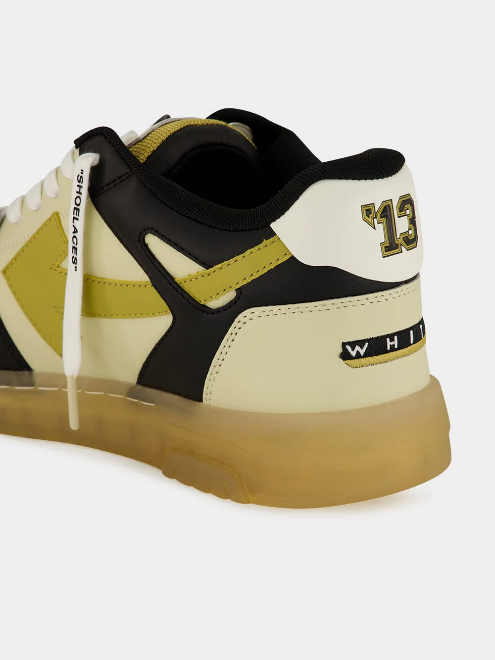 Sand and Golden Brown OOO Varsity Leather Sneakers - Image 8