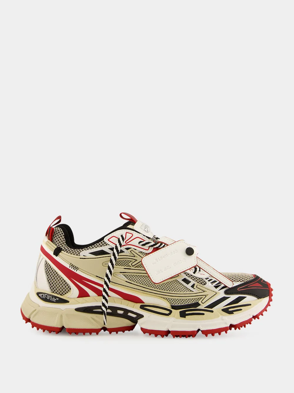 Sand and Red Be Right Back Sneakers