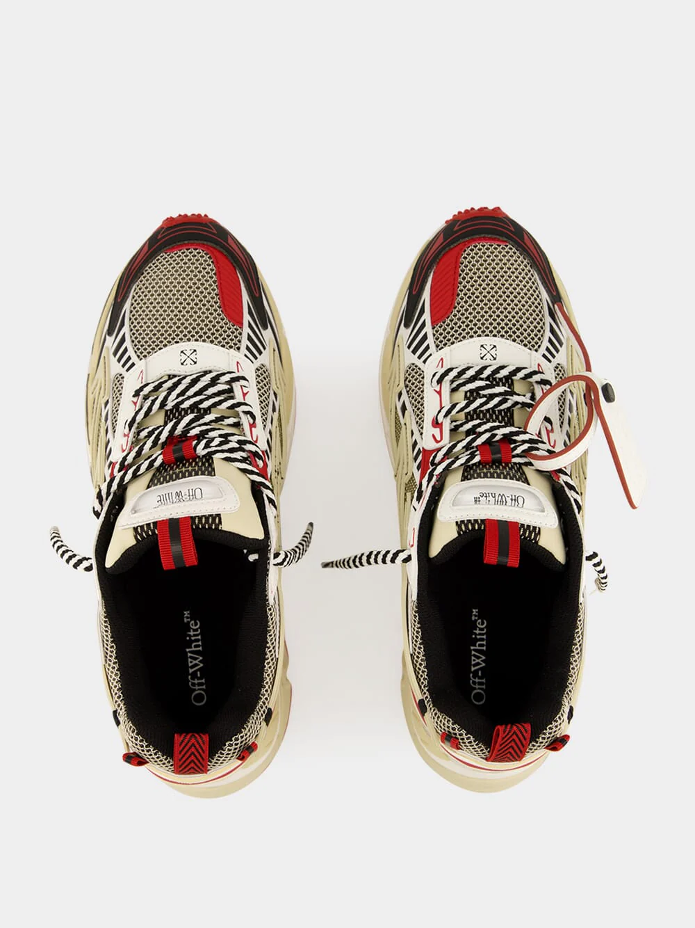 Sand and Red Be Right Back Sneakers - Image 4