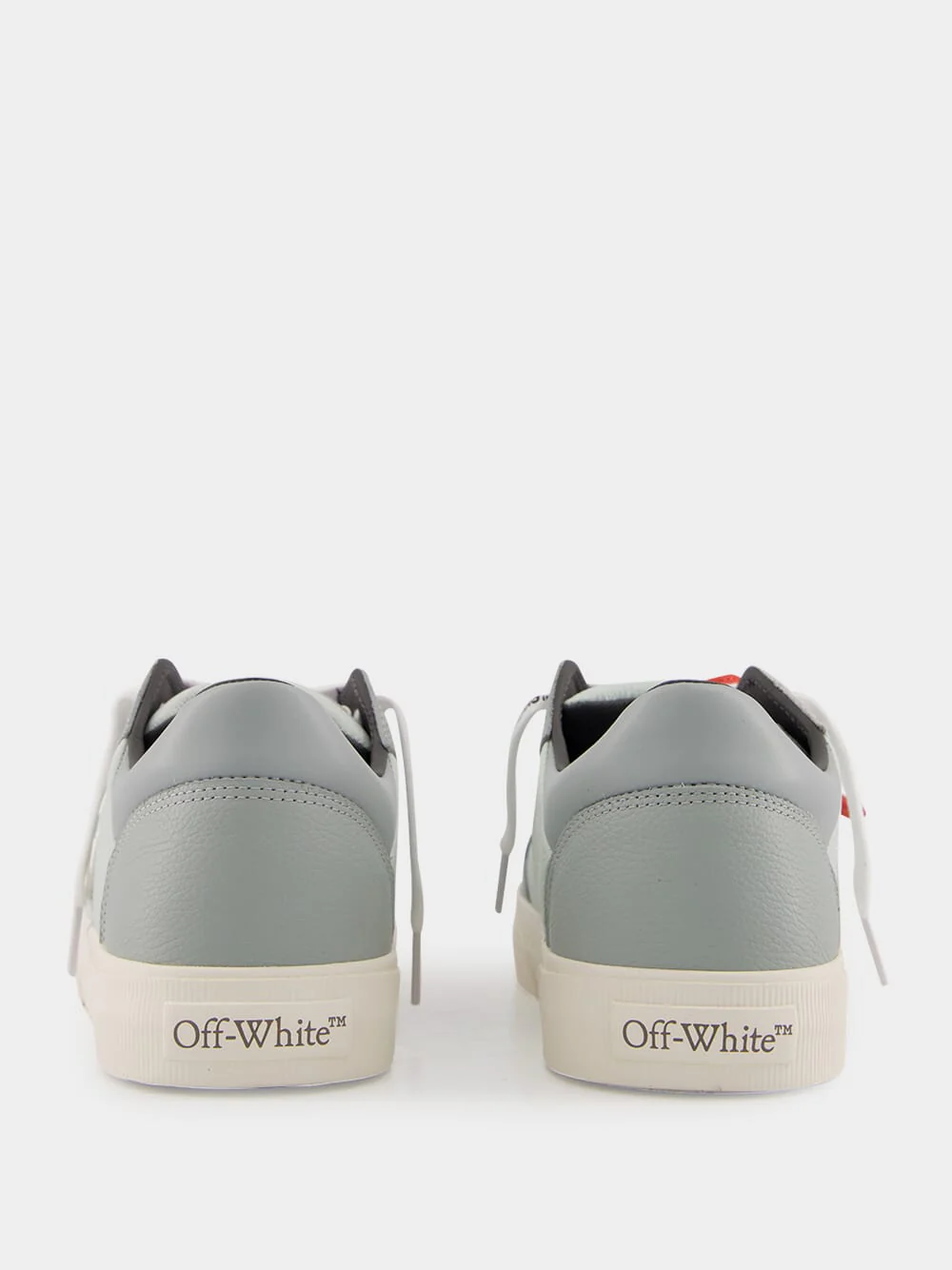 Grey New Low Vulcanized Calf Leather Sneakers - Image 5