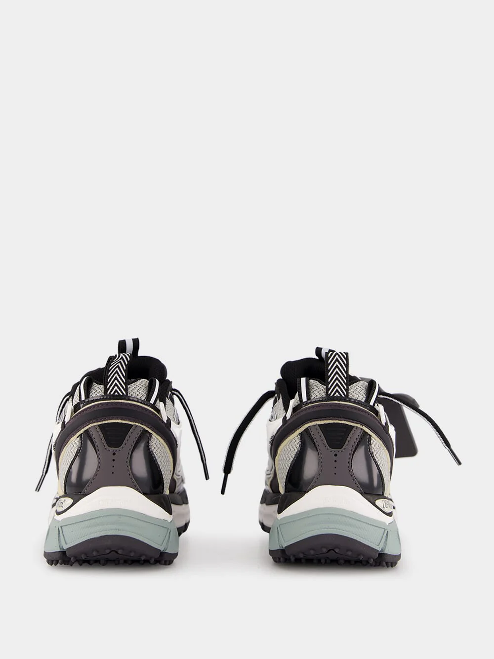 Light Grey and Black Be Right Back Sneakers - Image 6