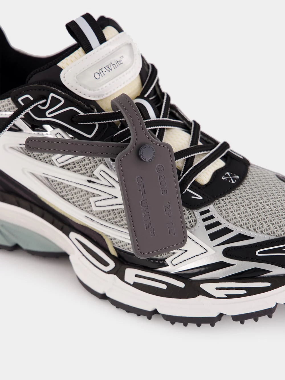 Light Grey and Black Be Right Back Sneakers - Image 8