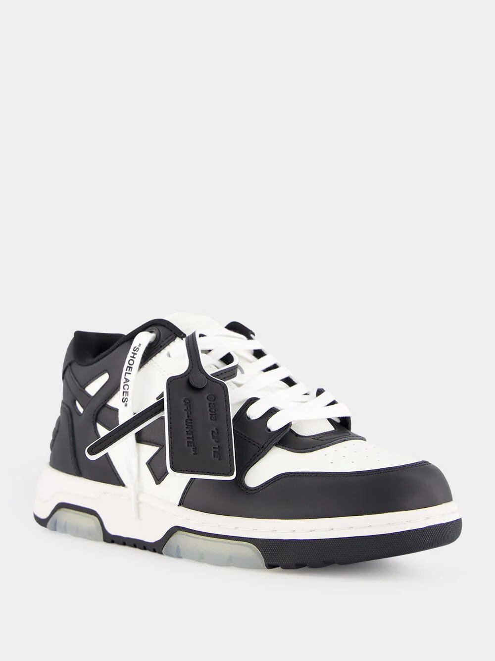 White and Black Out Of Office Sneakers - Image 2
