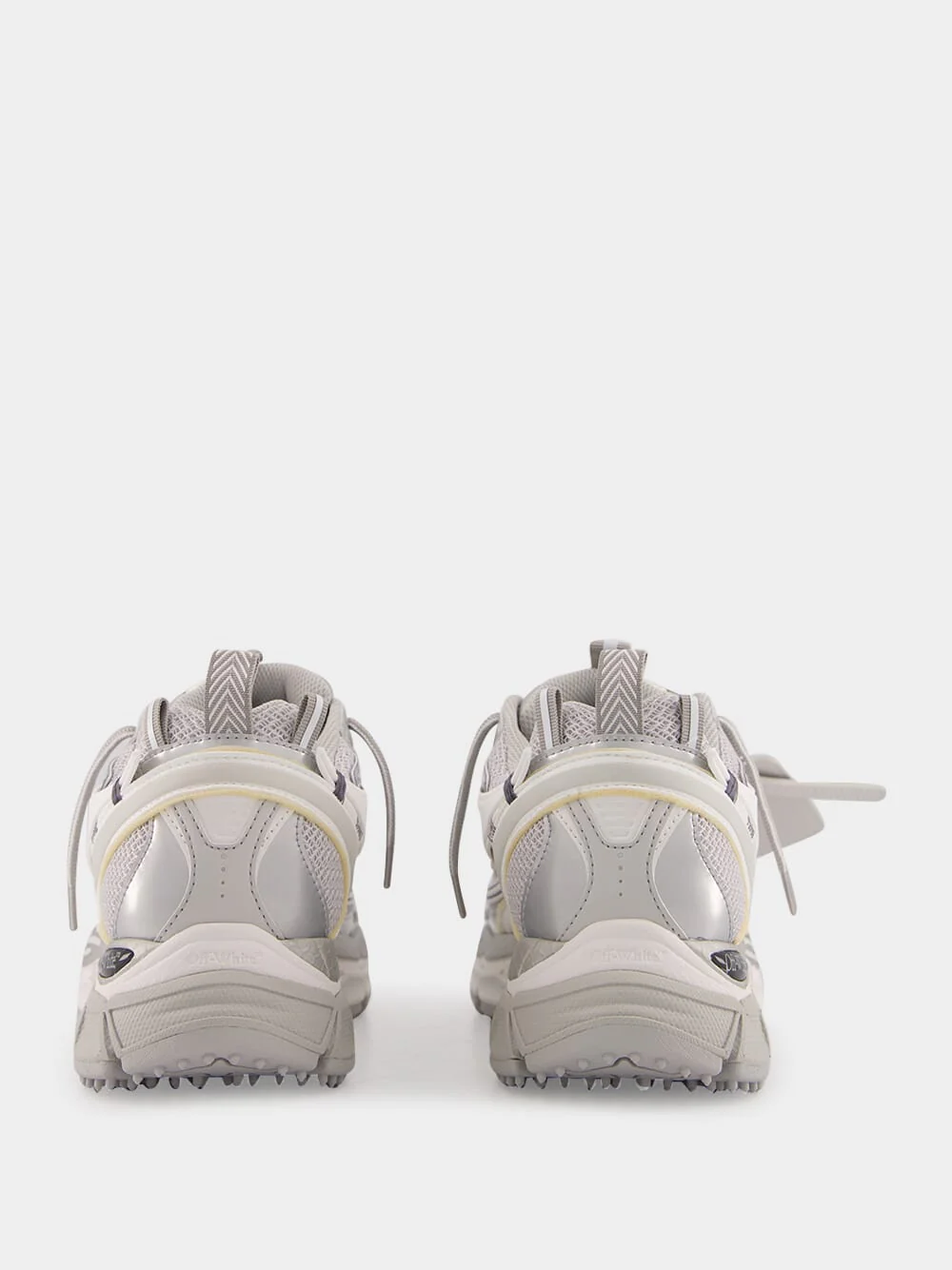 White and Grey Be Right Back Sneakers - Image 5
