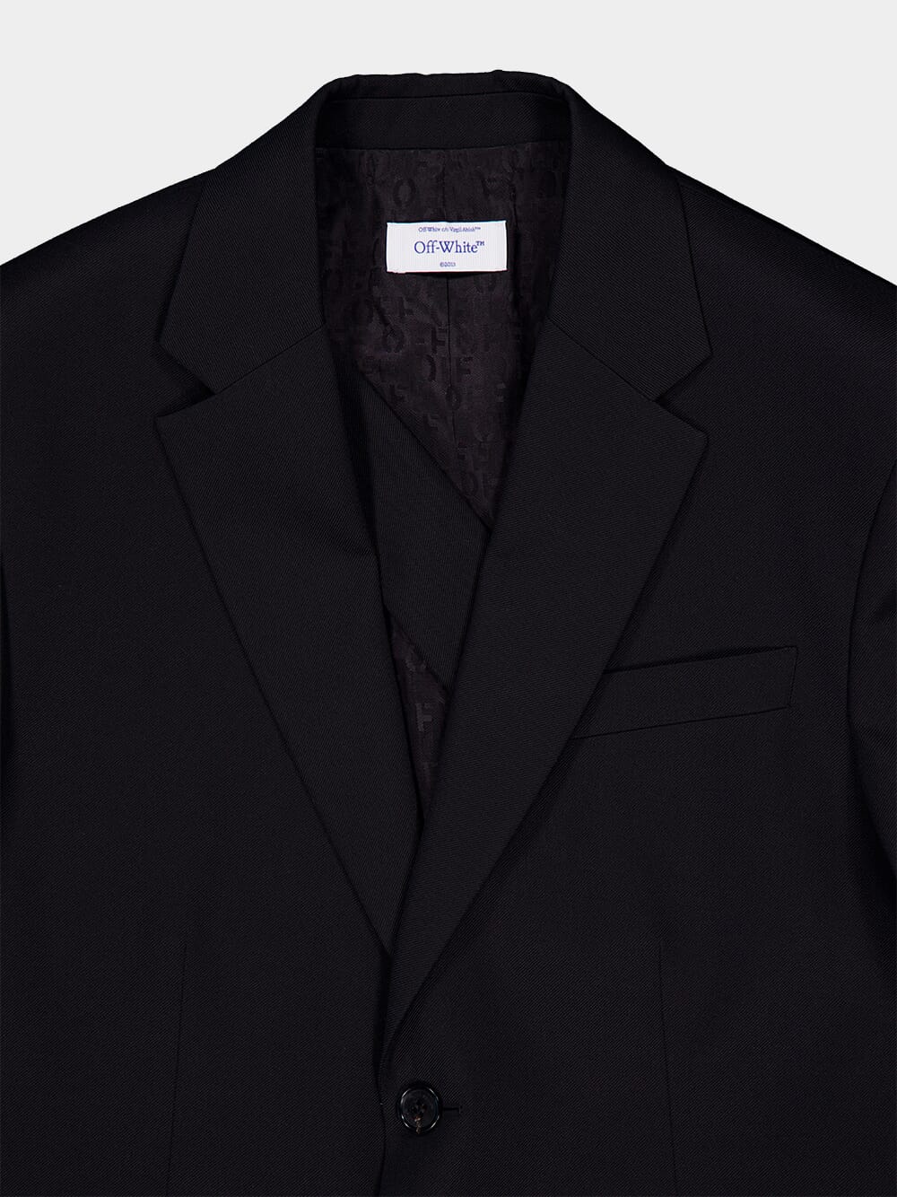 Single-Breasted Wool Blazer - Image 4