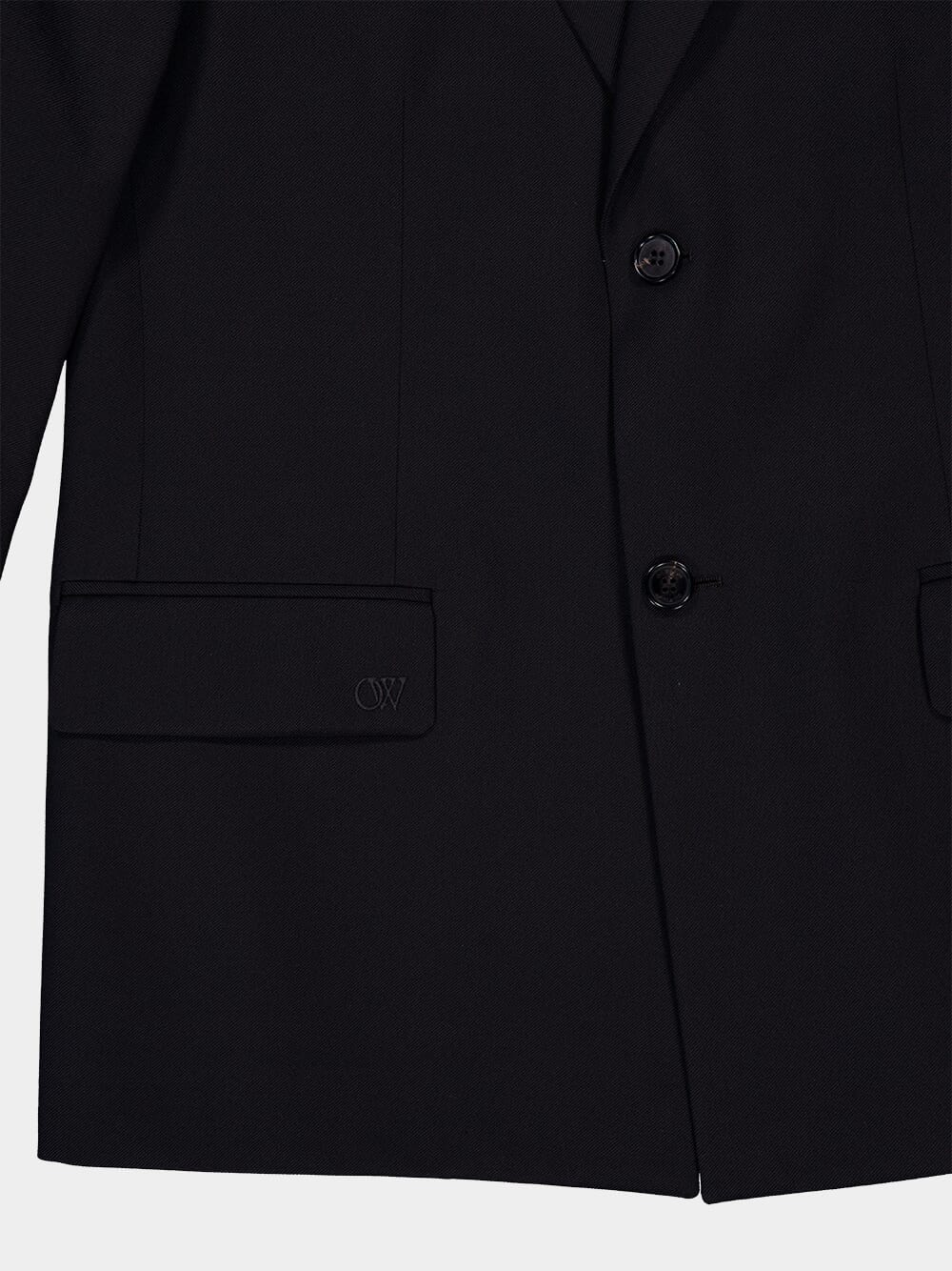 Single-Breasted Wool Blazer - Image 5