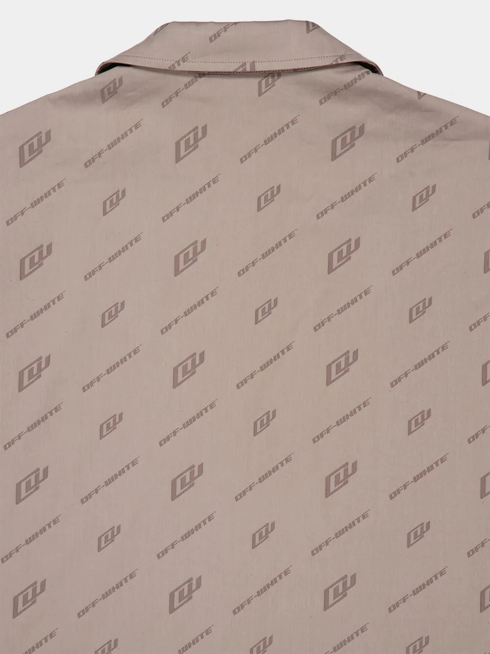 Stone Bowling Shirt in Cotton Nylon Jacquard - Image 4