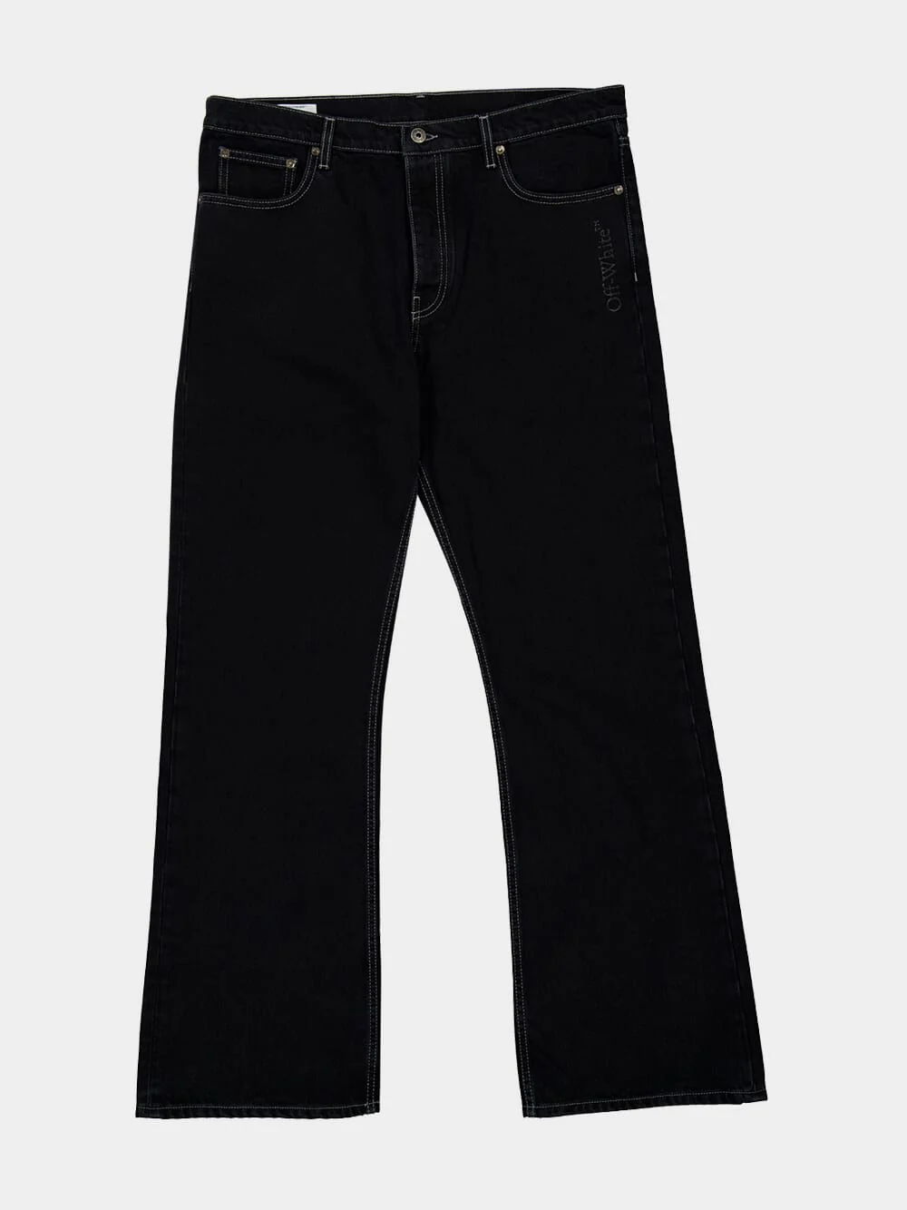 Stone Raw Black Relaxed Fit Jeans - Image 5