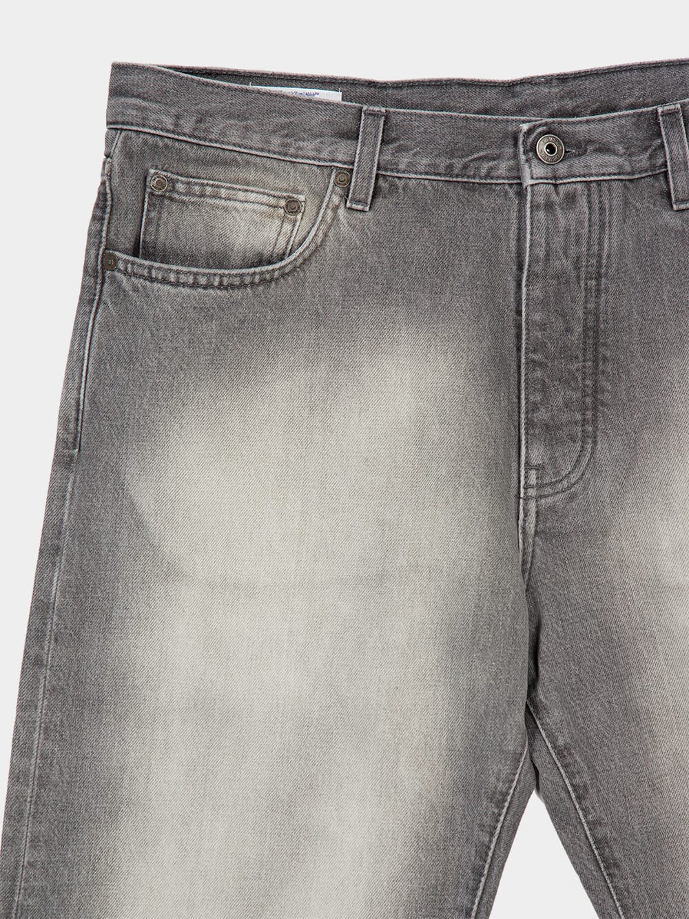 Sun-Faded Grey Relaxed Fit Jeans - Image 3
