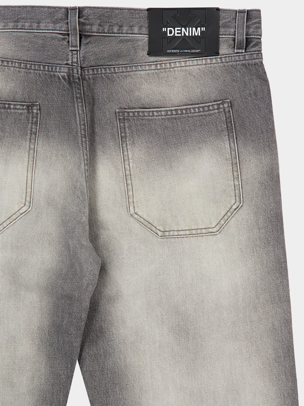Sun-Faded Grey Relaxed Fit Jeans - Image 4