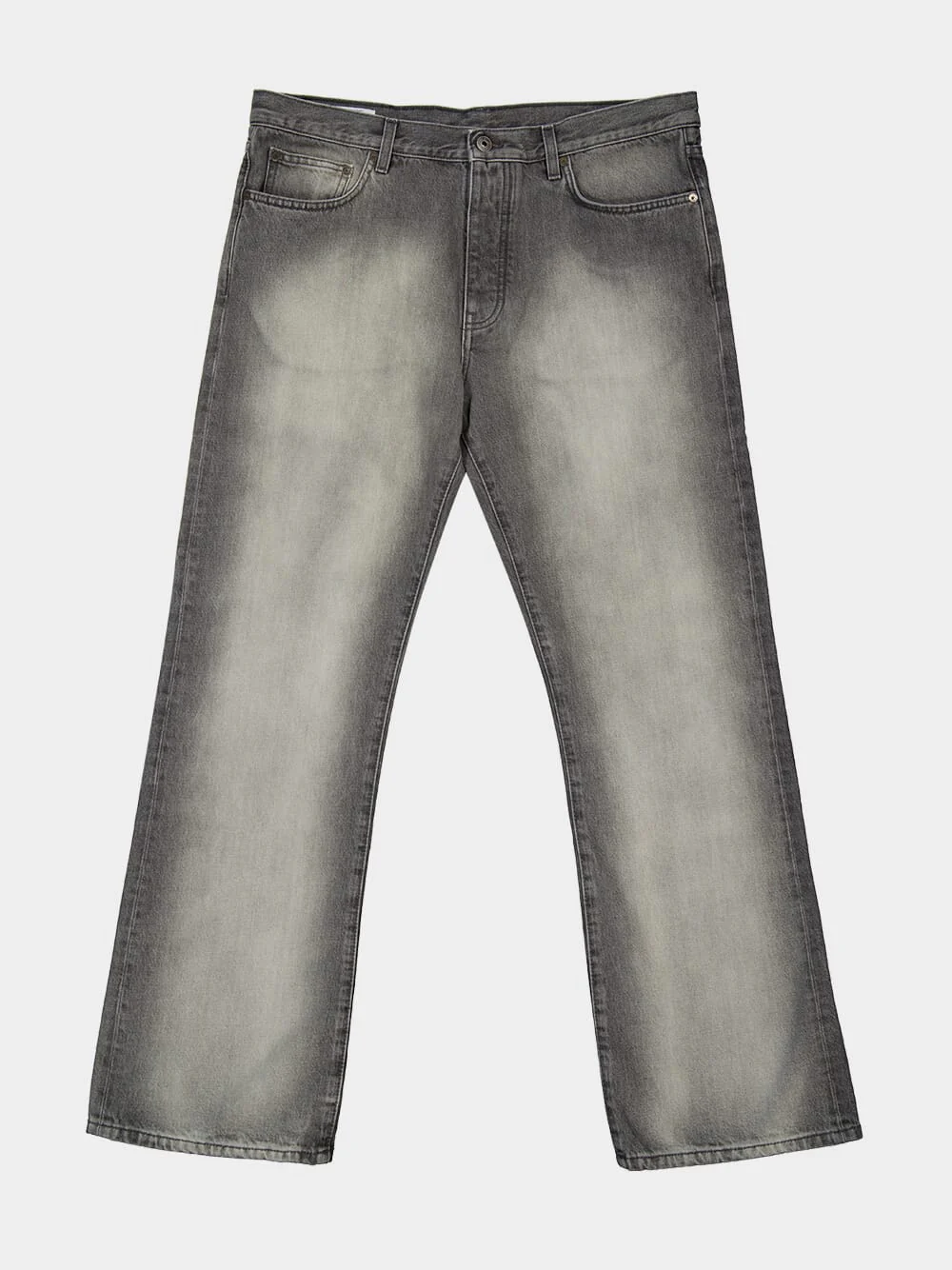 Sun-Faded Grey Relaxed Fit Jeans - Image 5