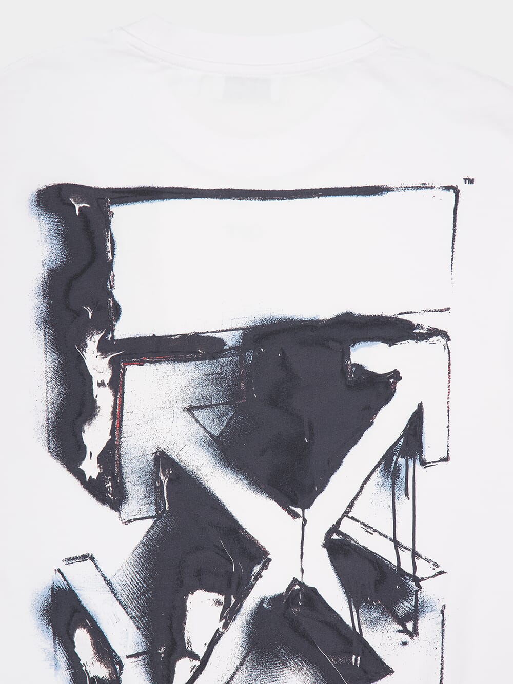 White 3D Arrow Spray T-Shirt - Image 4