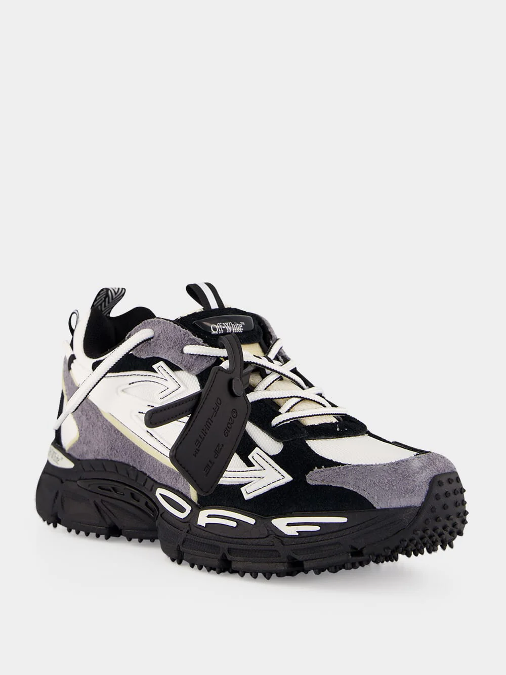 White and Black Be Right Back Sneakers - Image 2