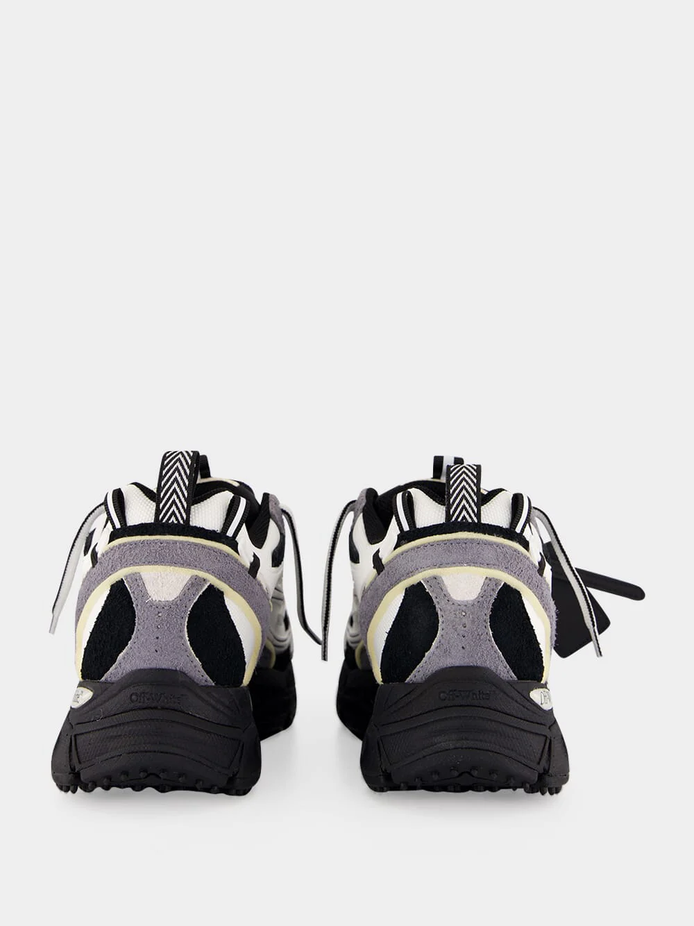 White and Black Be Right Back Sneakers - Image 5