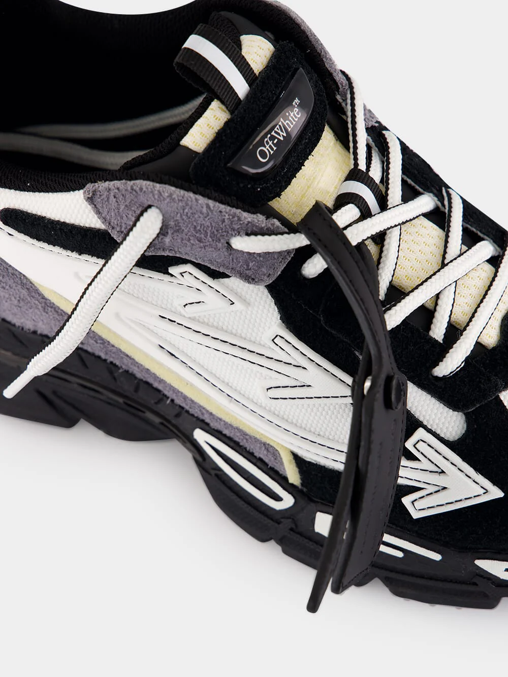 White and Black Be Right Back Sneakers - Image 7