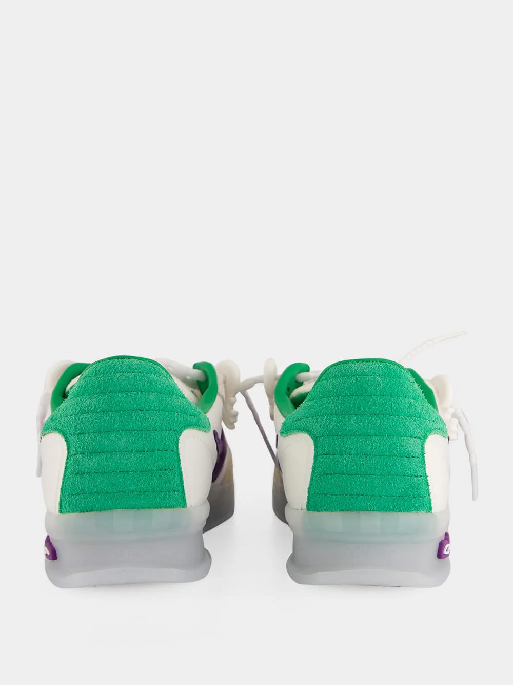 White and Purple End Of Play Sneakers - Image 5