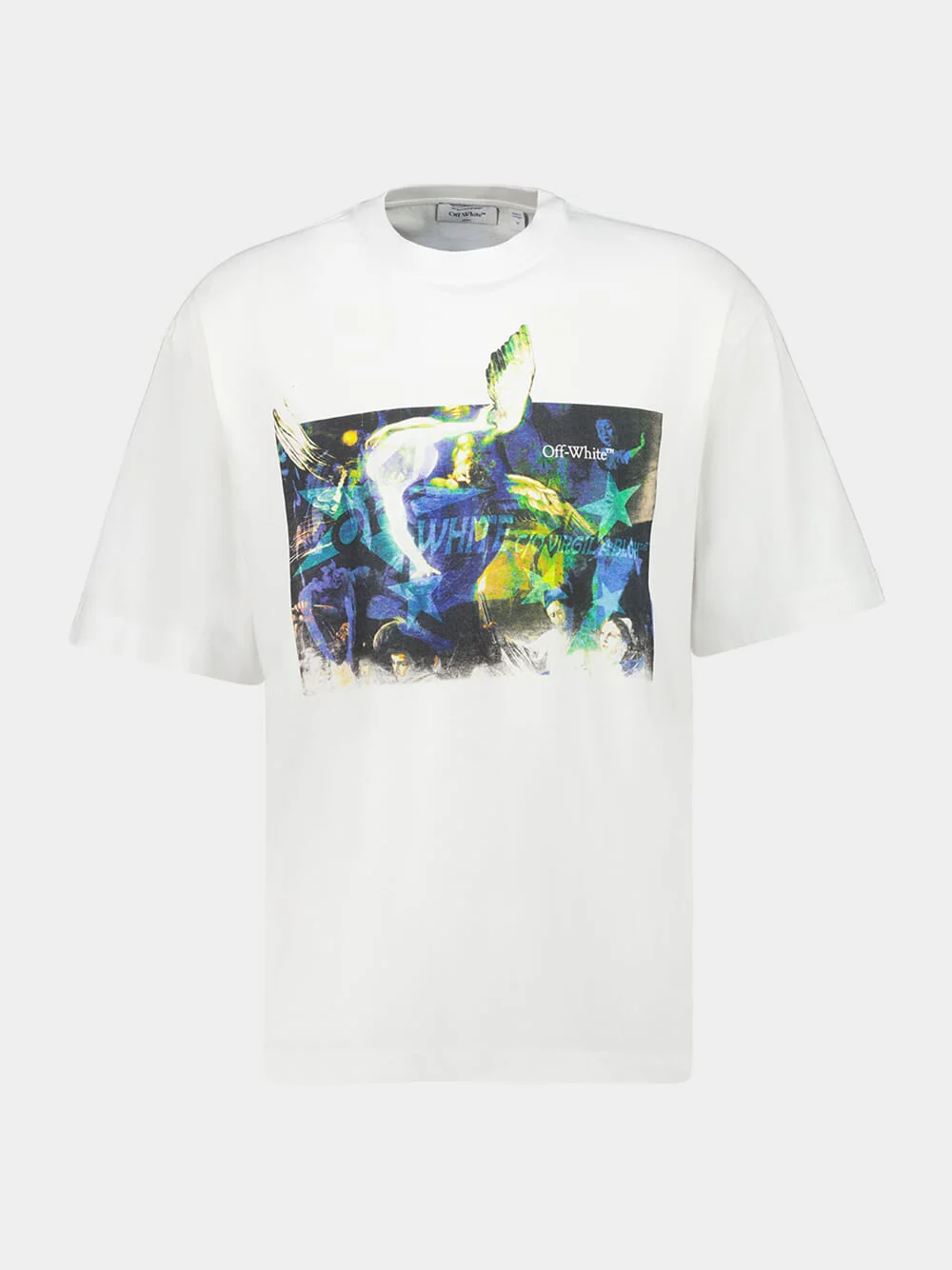 White Caravaggio Skate Graphic T-Shirt