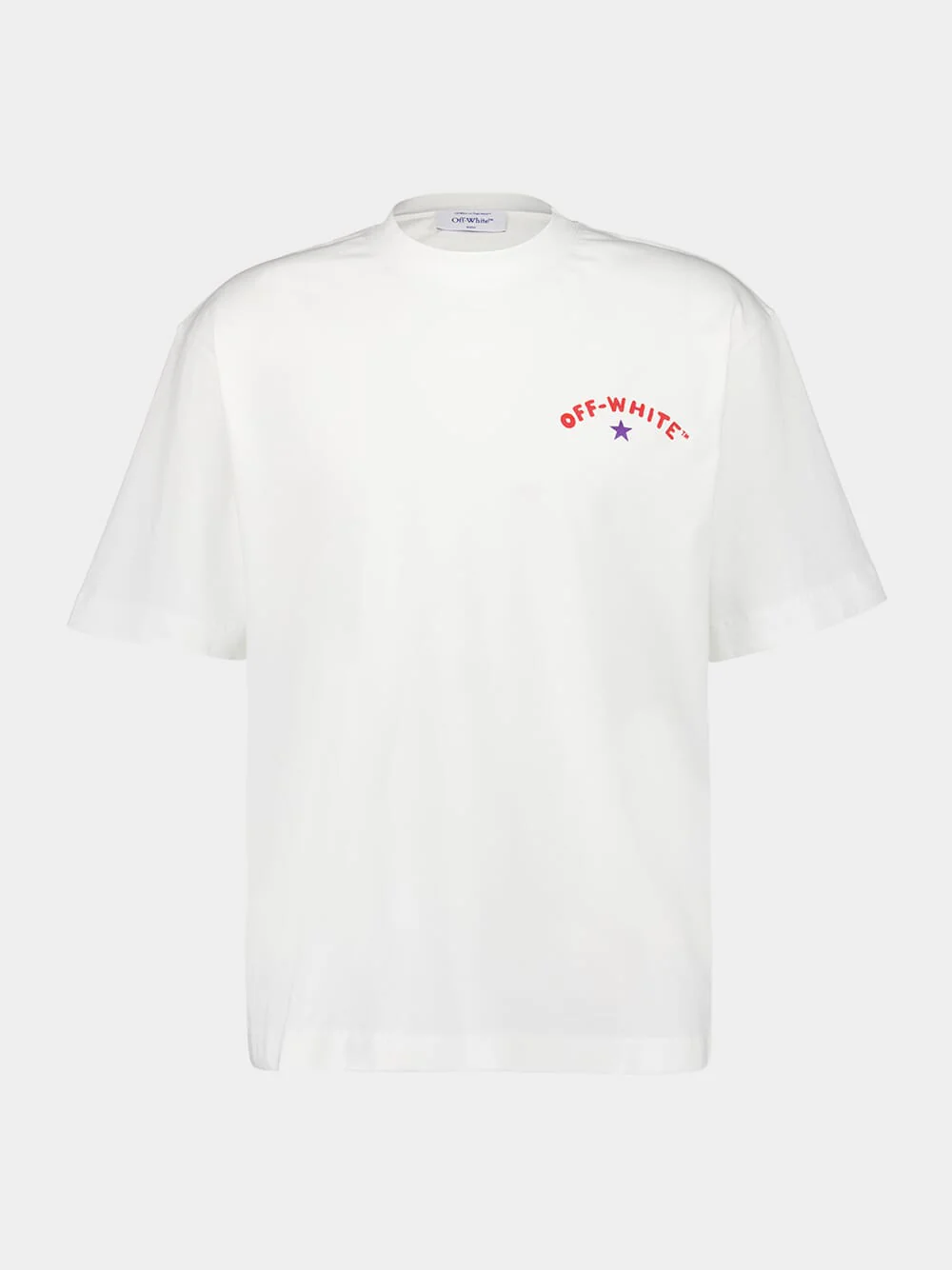White Starry Arrow Graphic T-Shirt