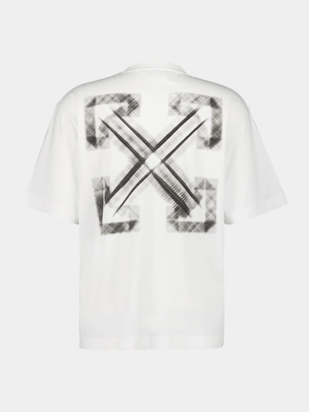 White Vibe Arrow Graphic T-Shirt - Image 2