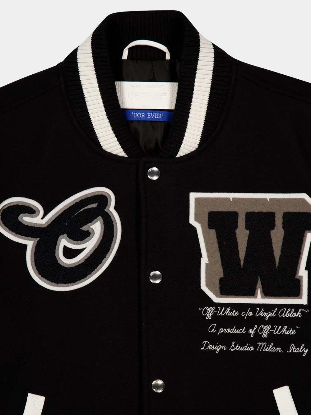 Wool-Blend Varsity Jacket - Image 3
