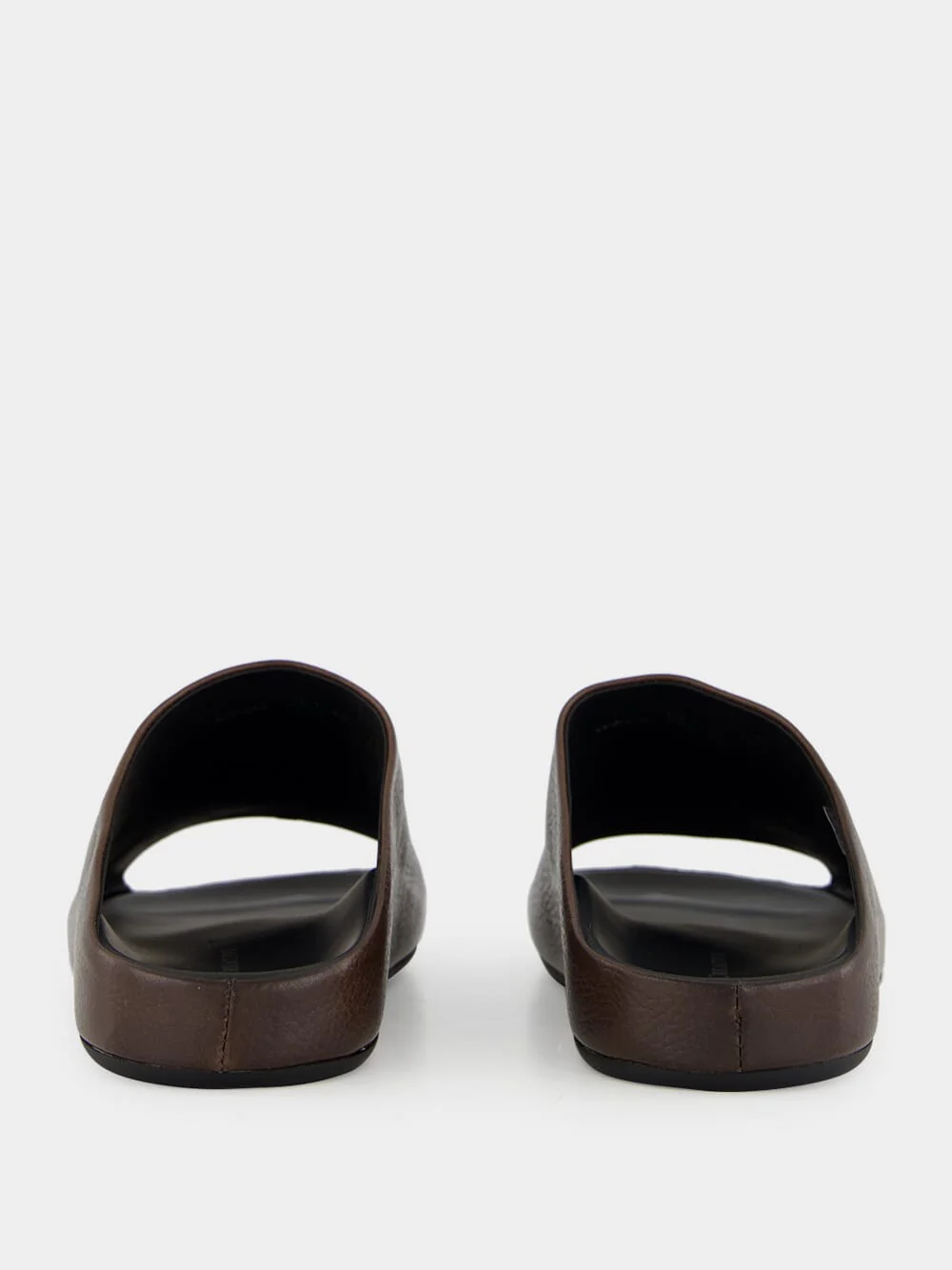 Babouche 002 Brown Leather Mule Sandals - Image 5