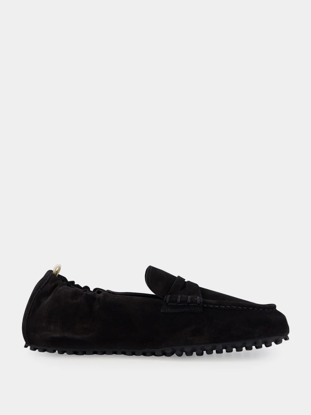 Black Travis 001 Suede Loafers