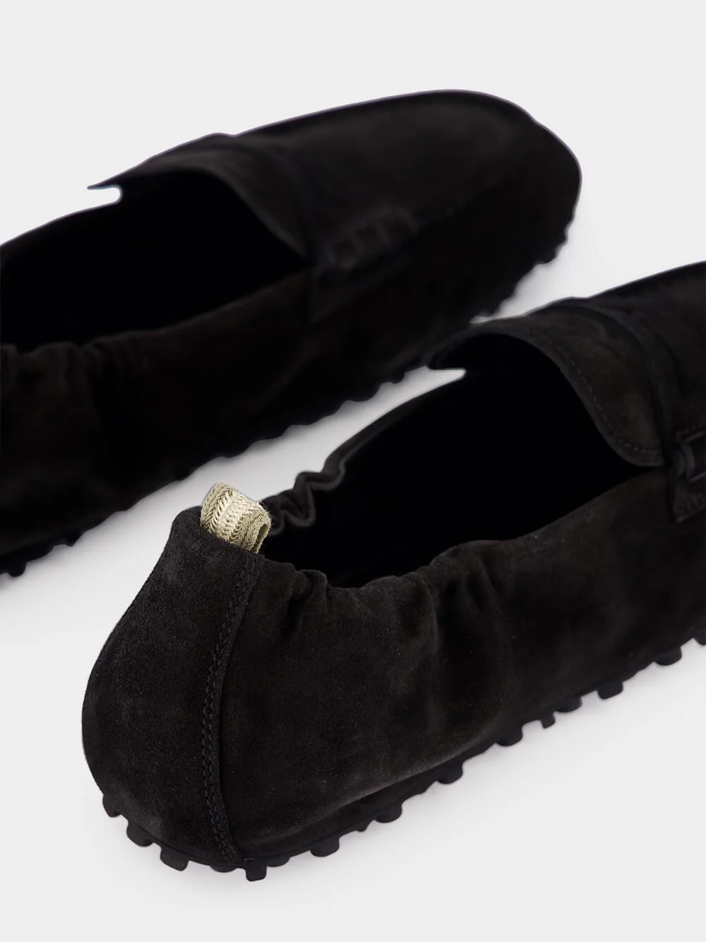 Black Travis 001 Suede Loafers - Image 6