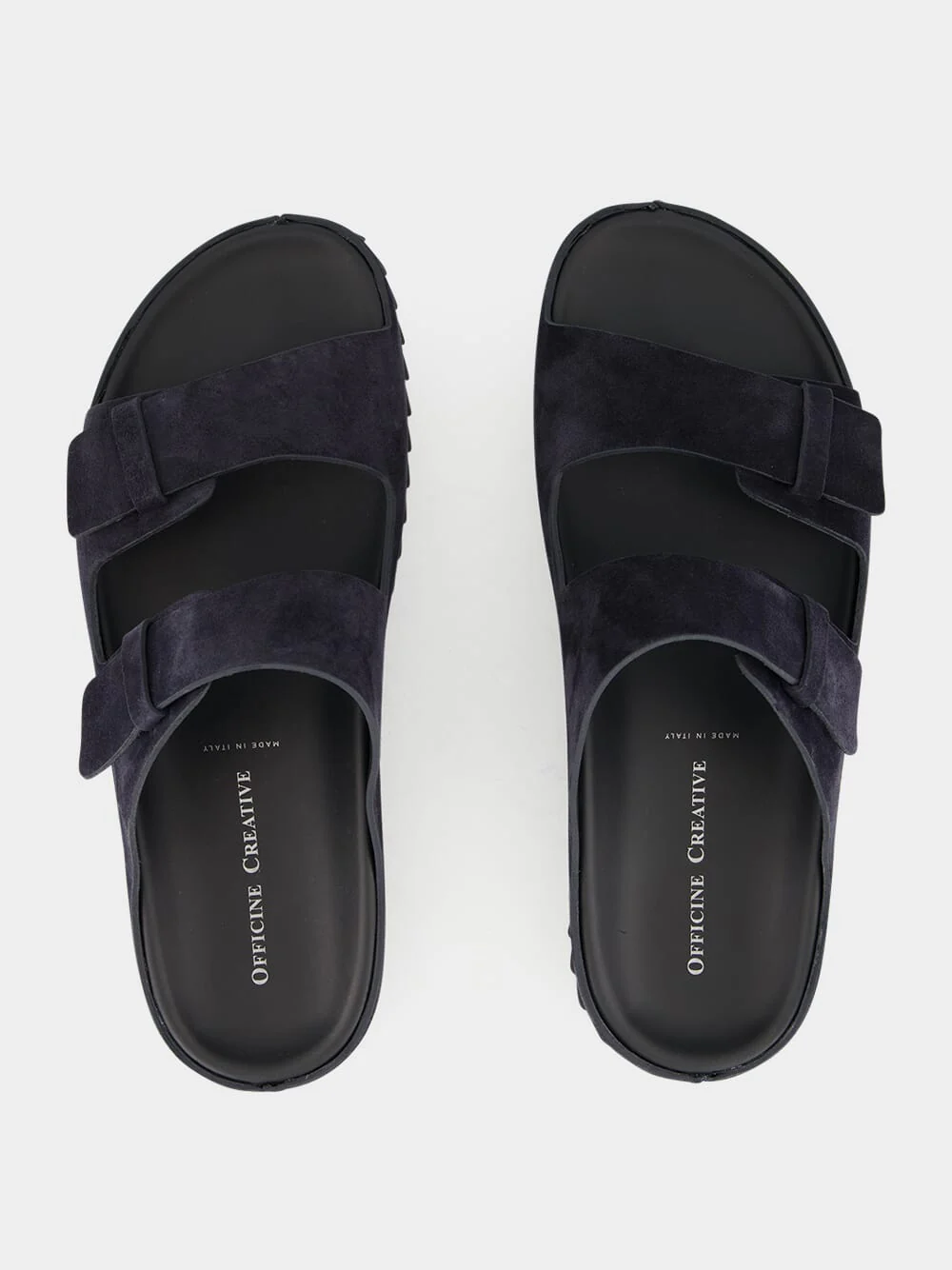 Blue Agorà 010 Suede Slide Sandals - Image 4
