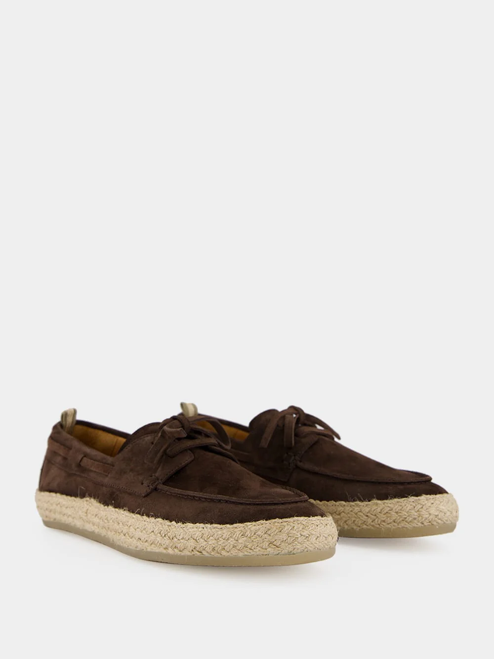 Brown Bowline 005 Suede Espadrilles - Image 3