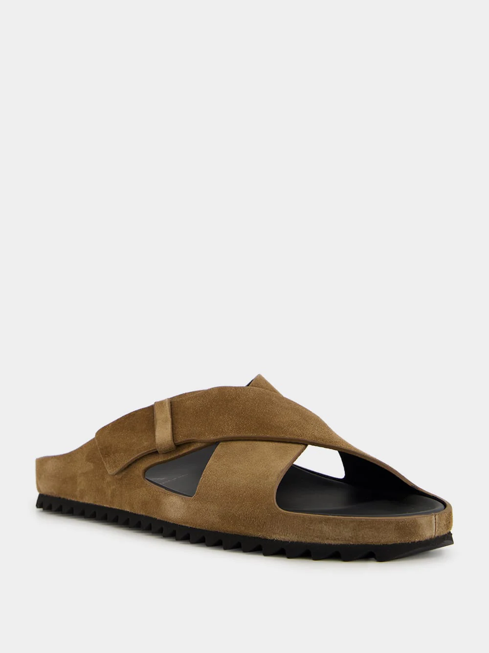 Brown Suede Agorà 011 Sandals - Image 2