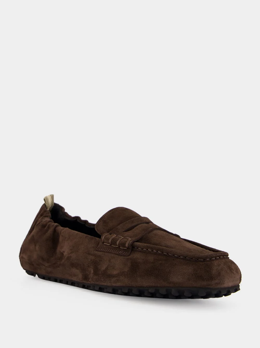 Brown Travis 001 Suede Loafers - Image 2