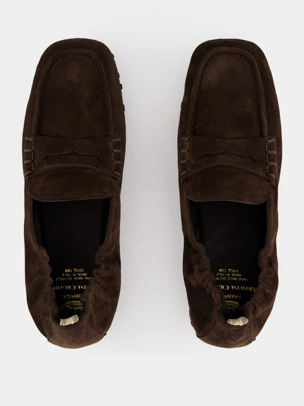 Brown Travis 001 Suede Loafers - Image 4