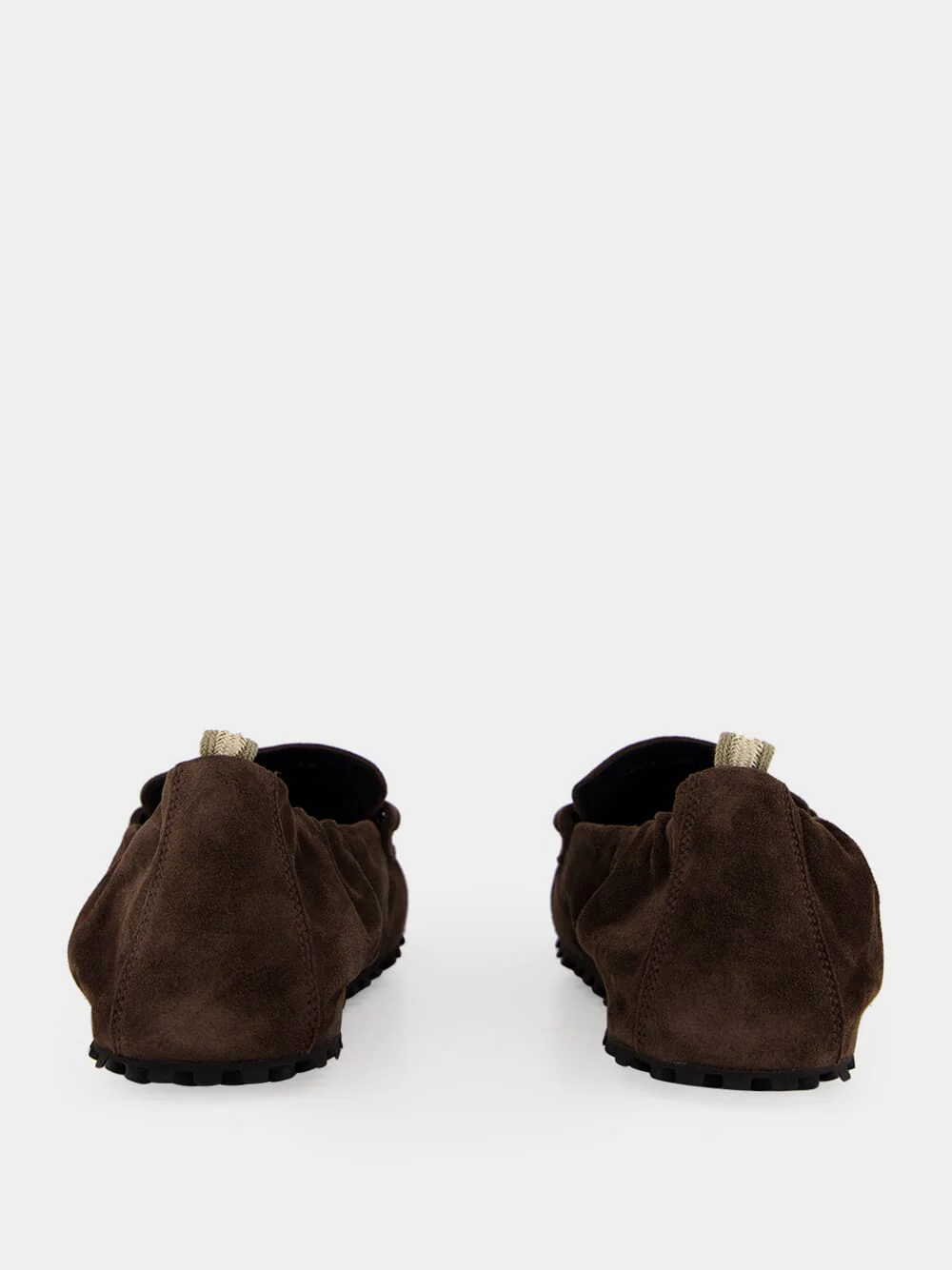 Brown Travis 001 Suede Loafers - Image 5