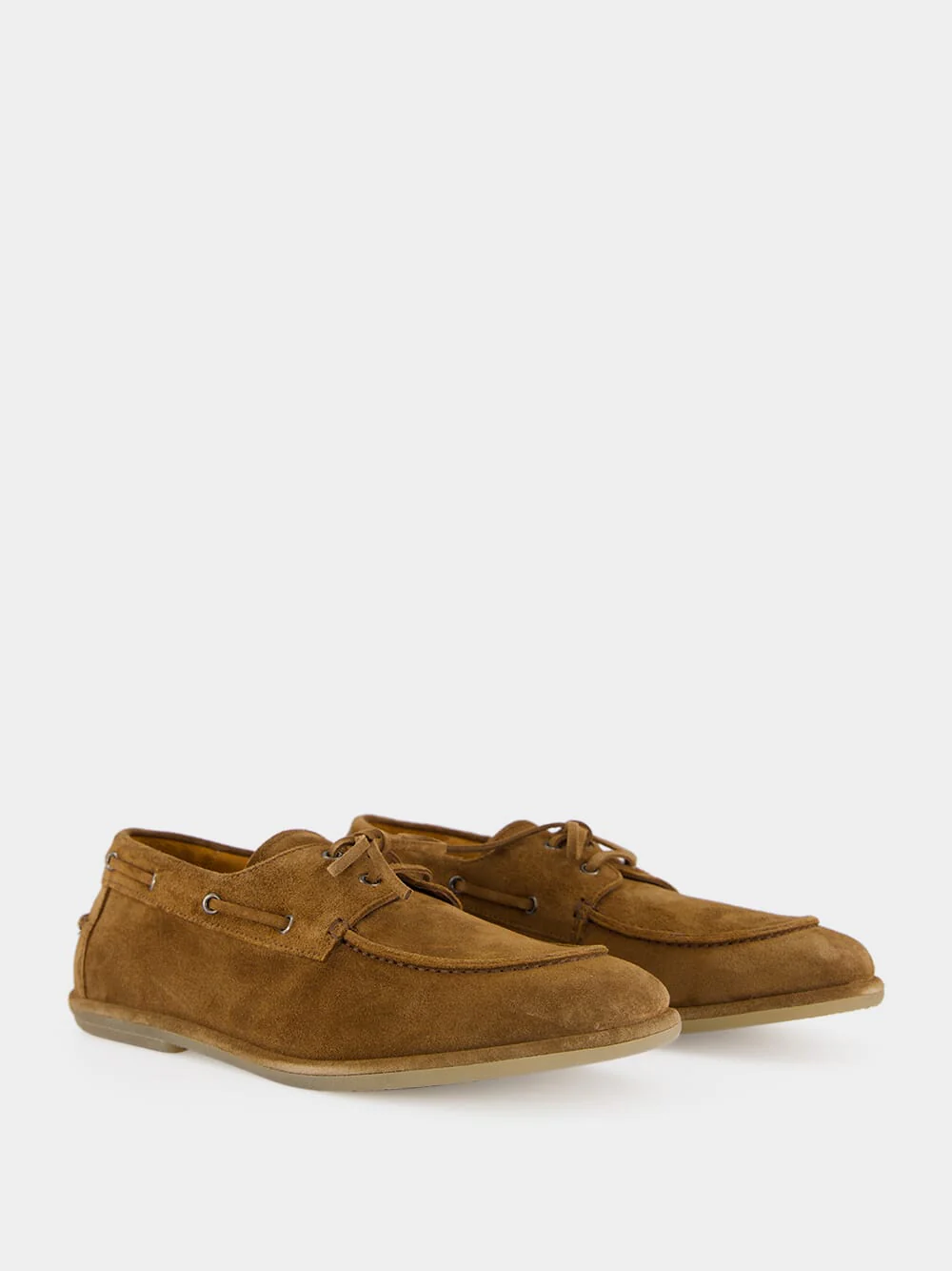 Cubano Love 001 Brown Suede Boat Shoes - Image 3