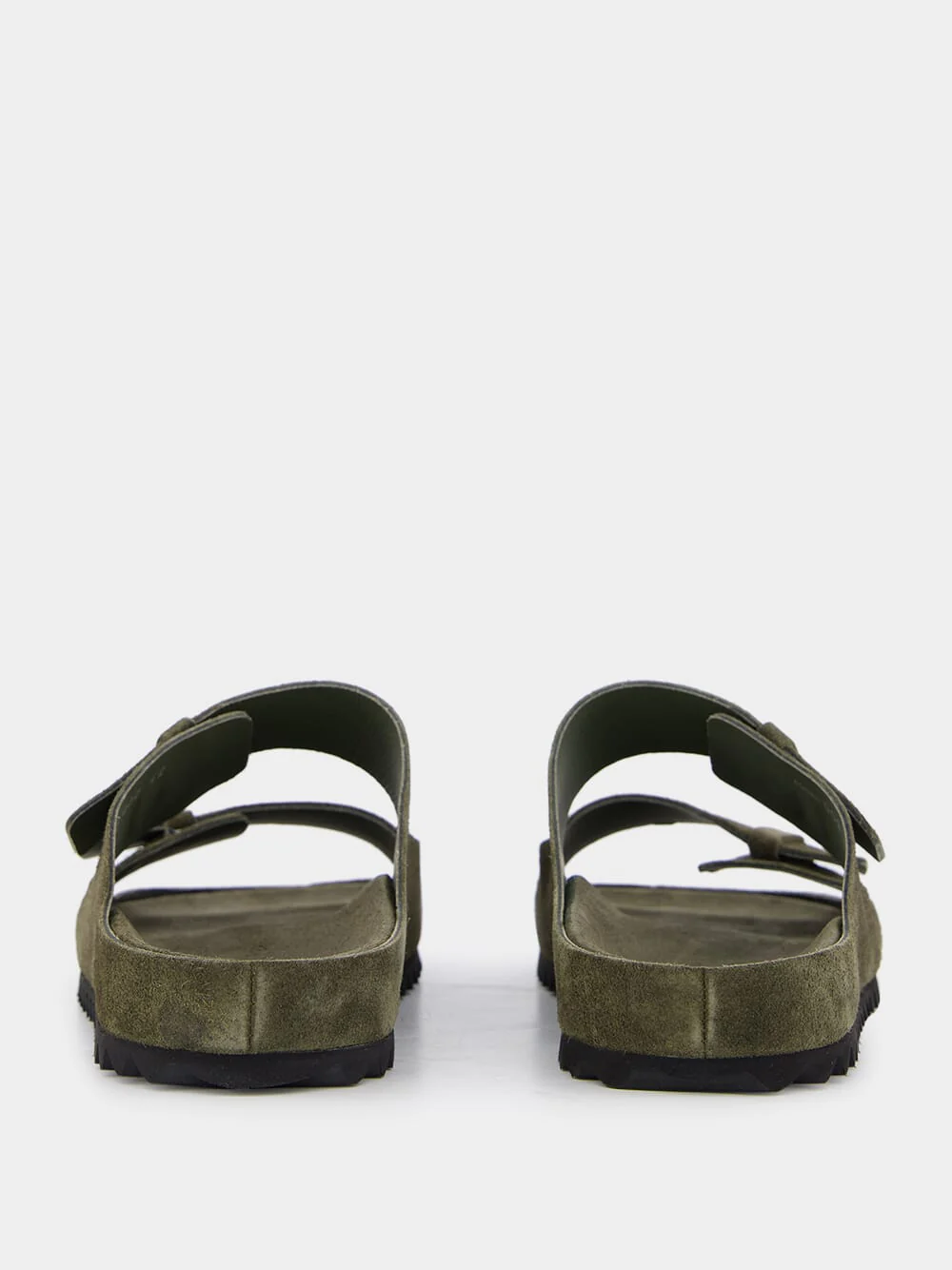 Agorà Green Suede Slides - Image 5