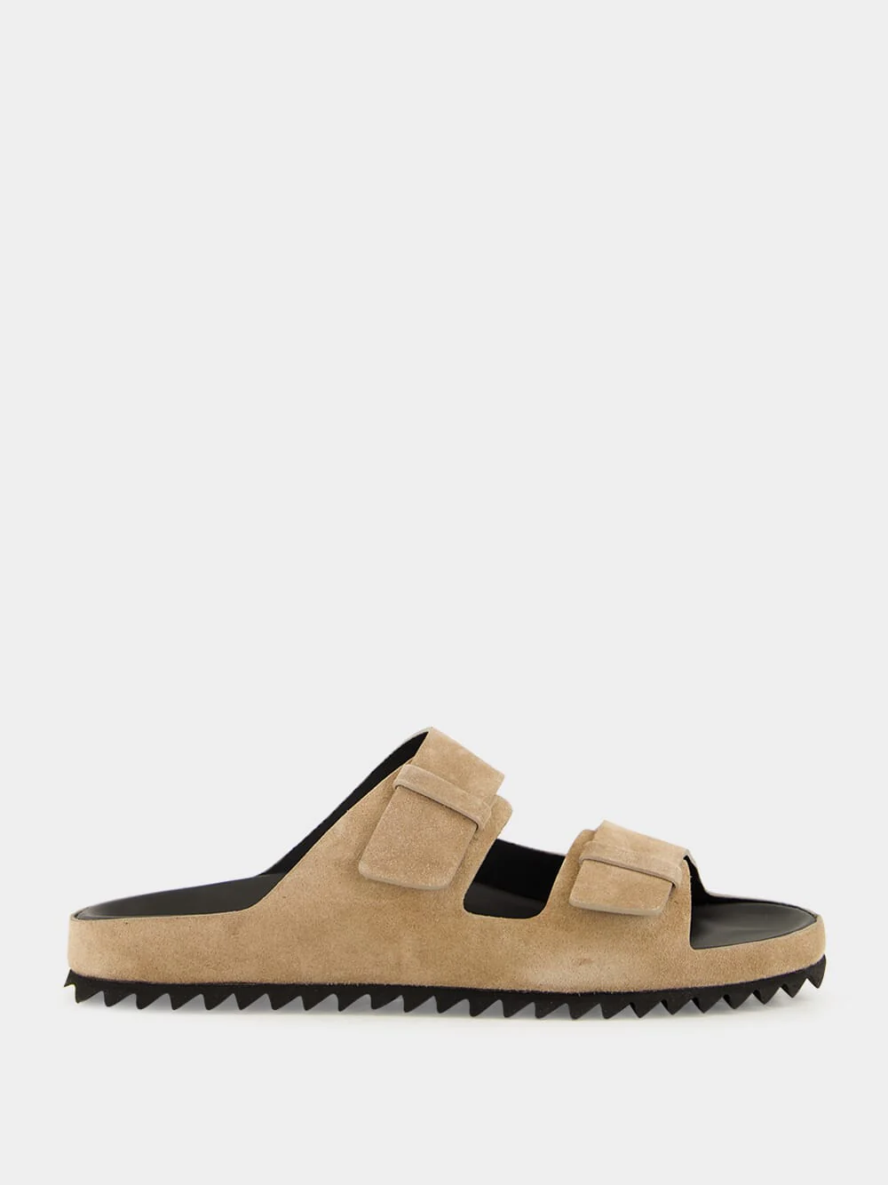 Taupe Suede Agorà 010 Slide Sandals